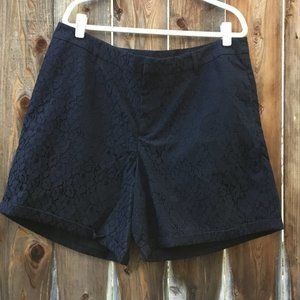 NWT Lane Bryant Black Lace Shorts 18